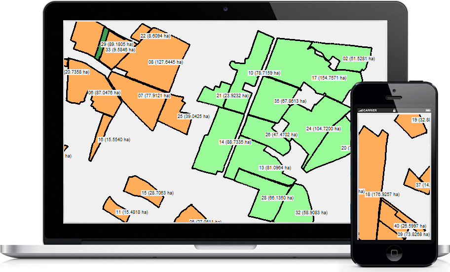 GeoMetr c’est une mesure exacte de la surface des champs par GPS