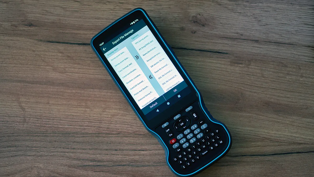 Geometer Y55G — portable GNSS RTK controller for field work