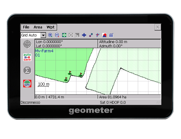 GeoMeter – misurazione GPS di precisione dell aree margini